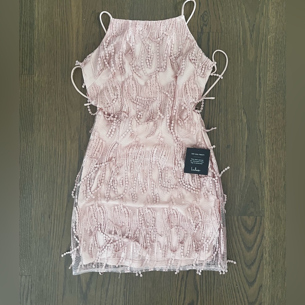 lulus pink dress (new with tags)